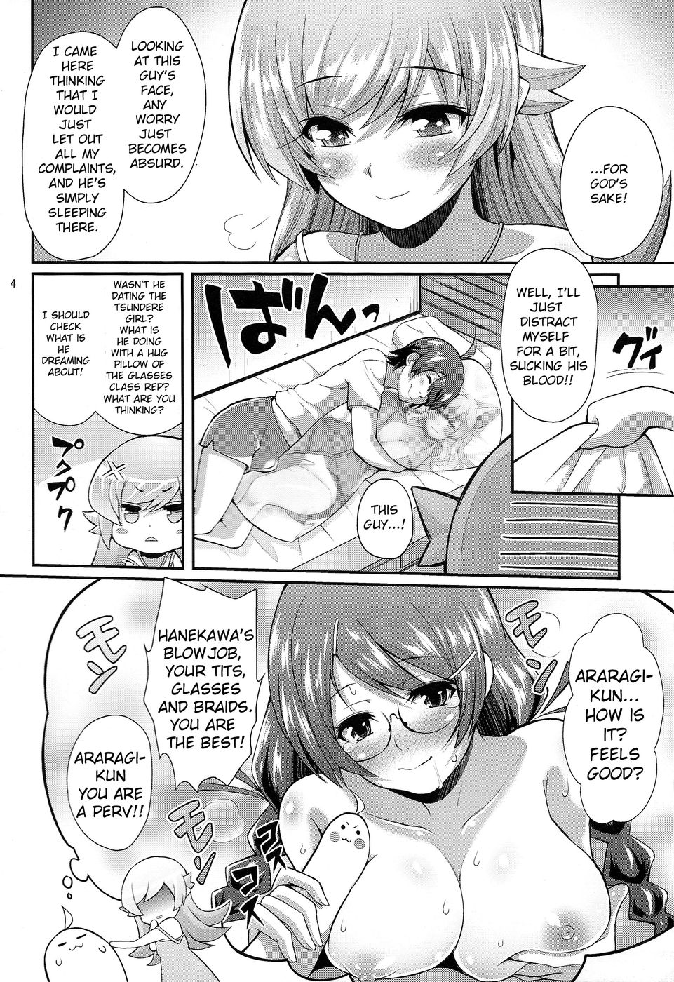 Hentai Manga Comic-Pachimonogatari: Shinobu Monologue-Read-4